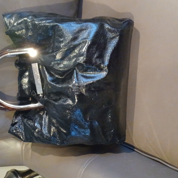 Elie Tahari Patent Leather Tote - Picture 3 of 10